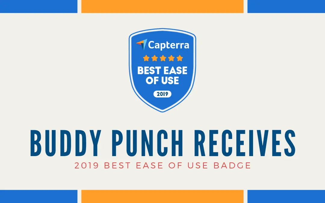 Buddy Punch receives “Best Ease of Use” badge for the second year in a row!