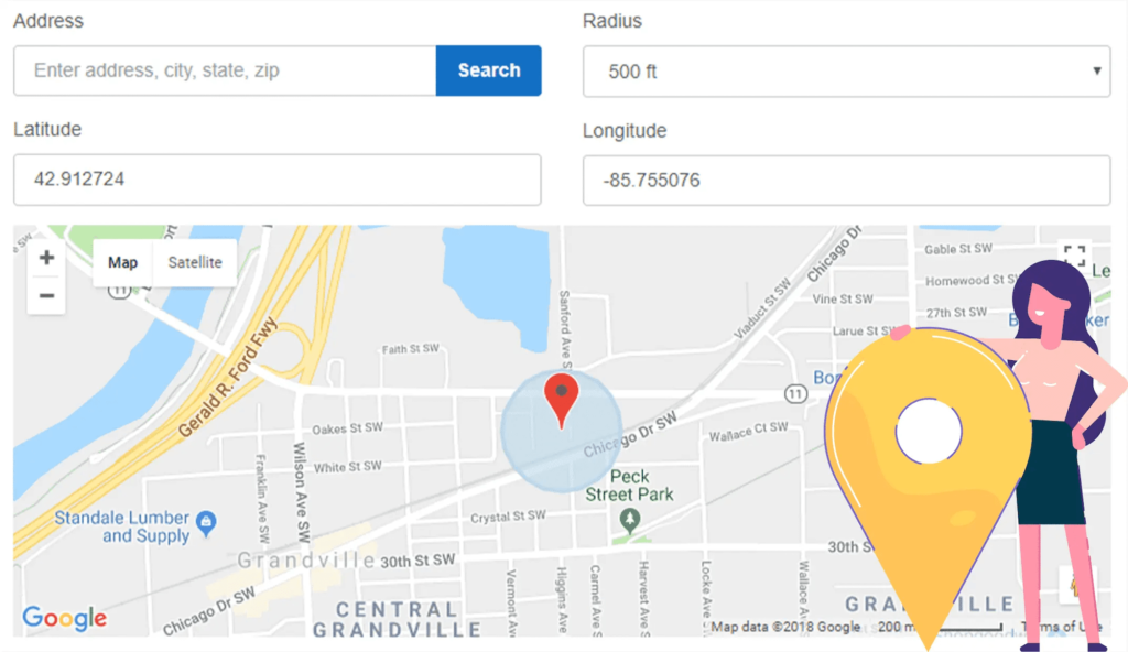 Buddy Punch's Geofencing Option