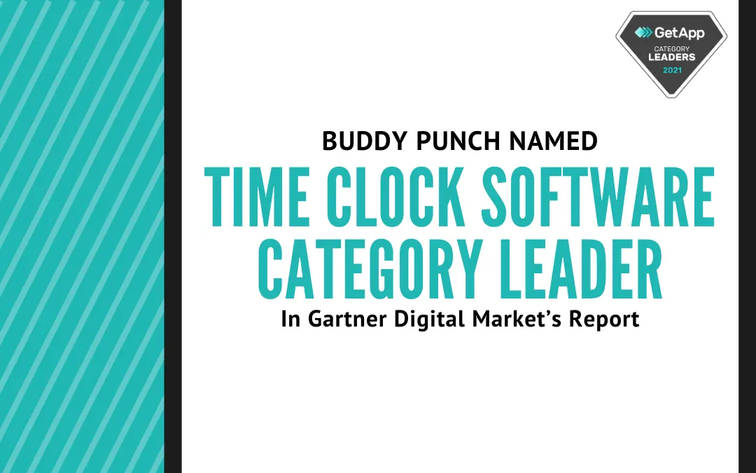 Buddy Punch Named Time Clock Software Category Leader in Gartner Digital Market’s Report