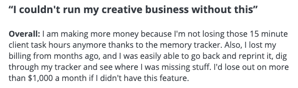 Timely: "I couldn't run my creative business without this"