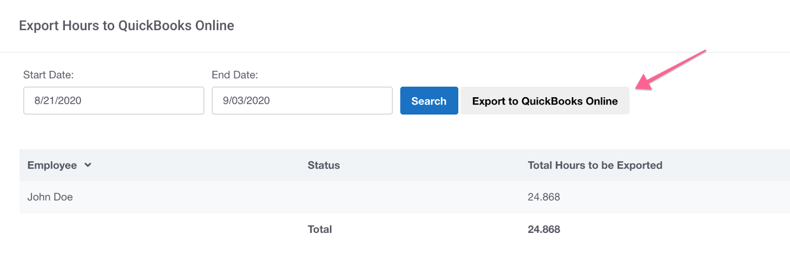 online time clock for quickbooks