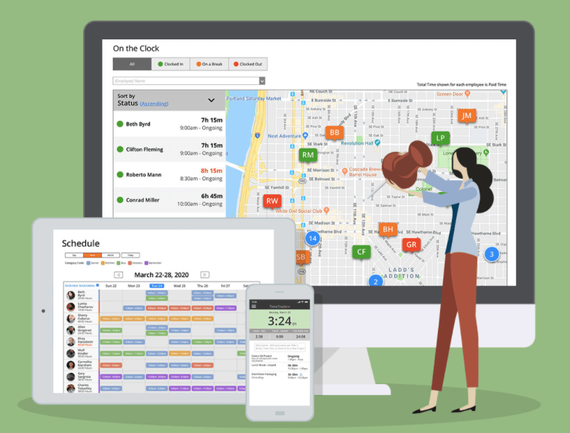 Time tracking by ebility