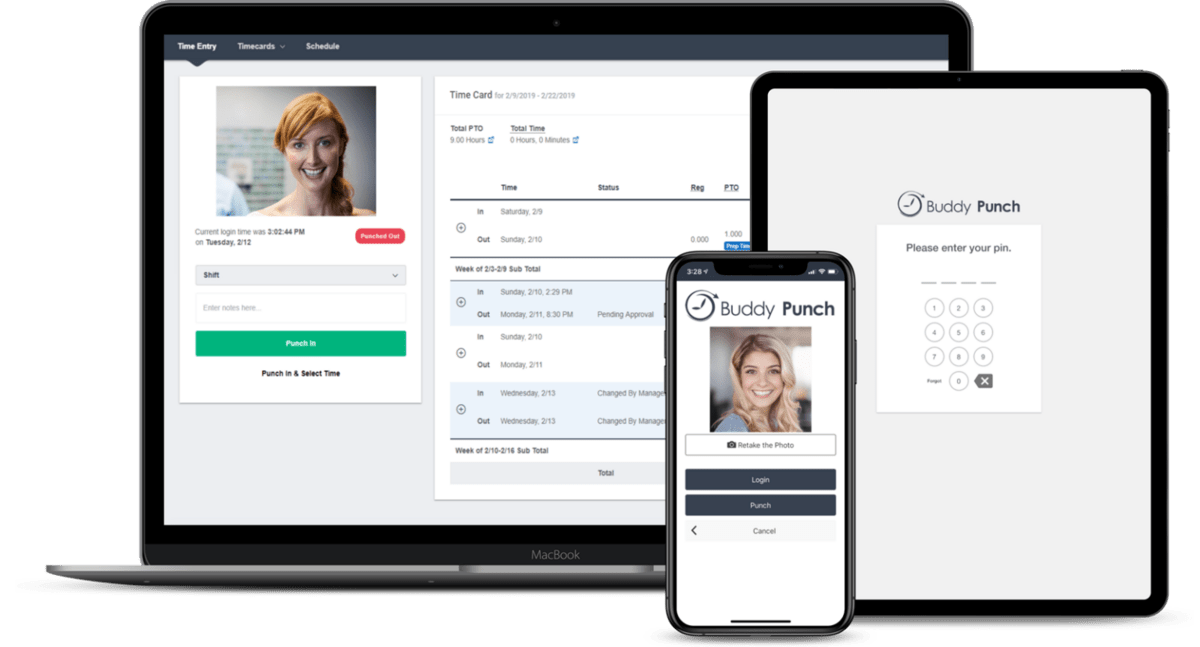 Get Buddy Punch on nearly any device.