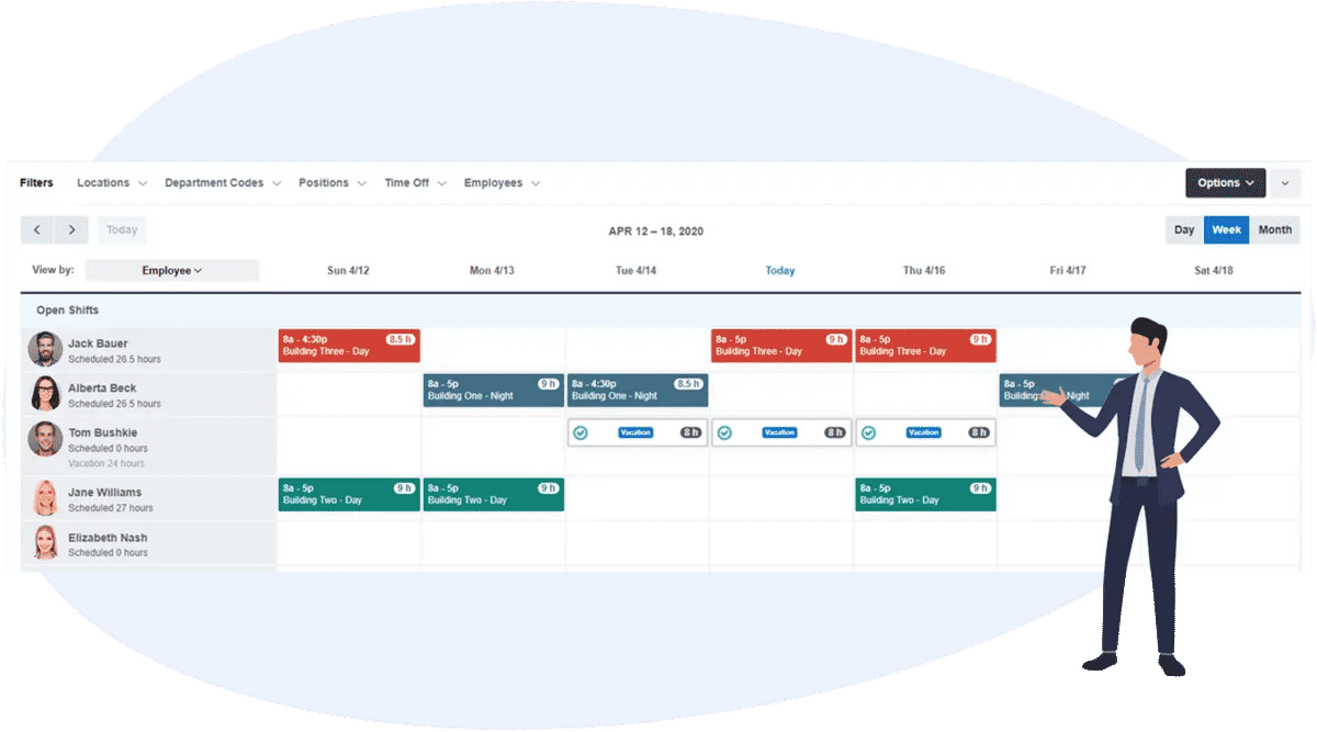 Multiple Shift Weekly Time Card Time Card