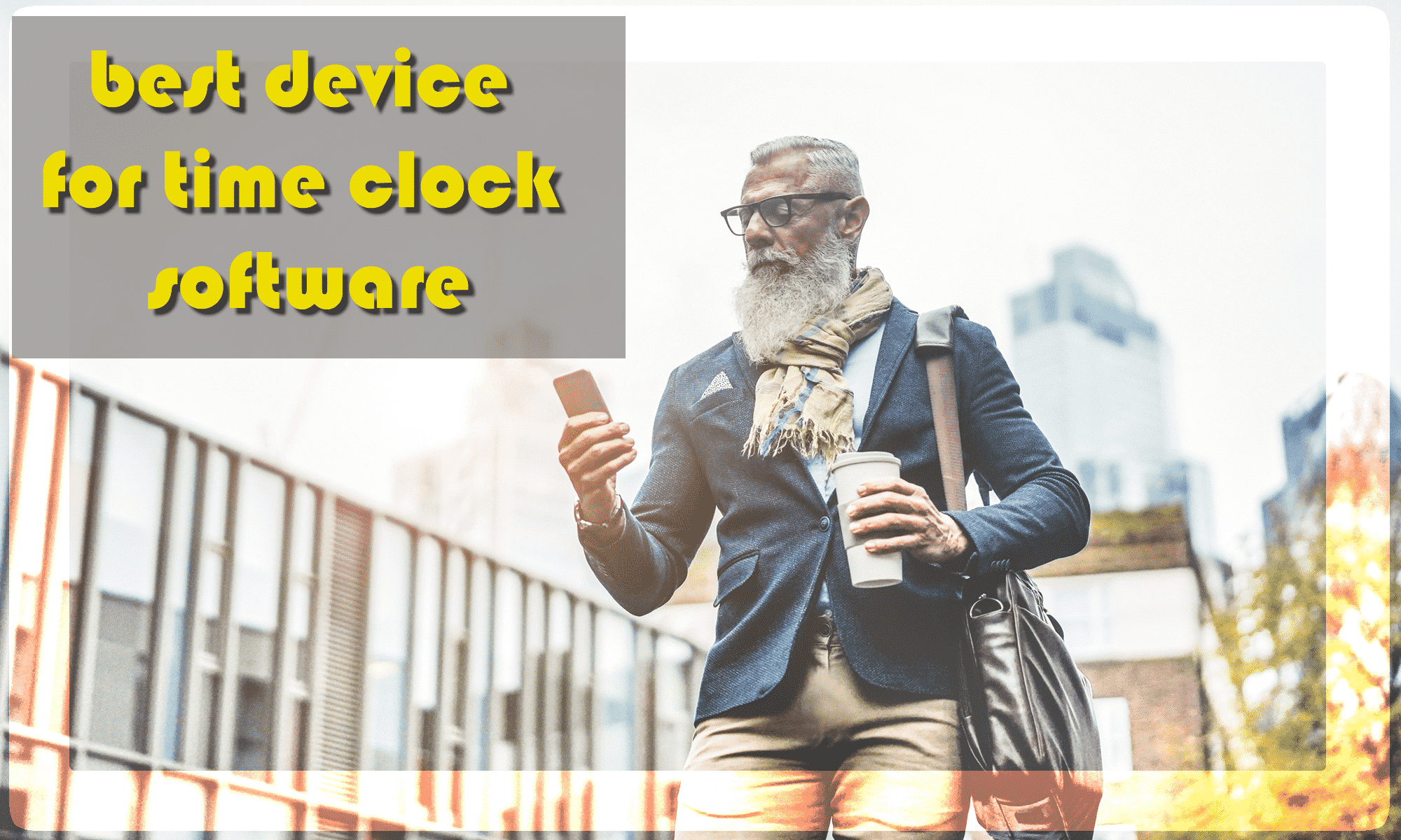 best device for time clock software