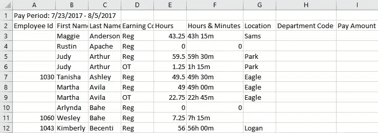 With Buddy Punch, you can easily export reports with Excel.