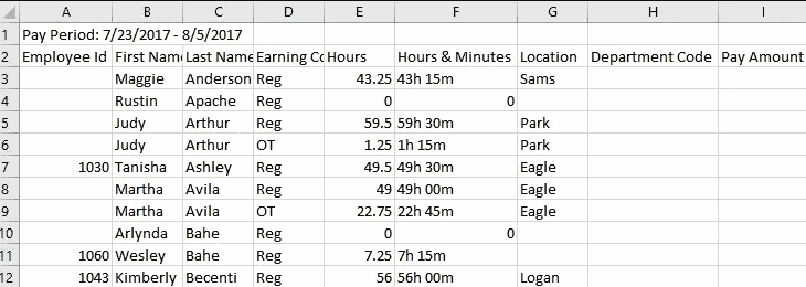 With Buddy Punch, you can easily export reports with Excel.