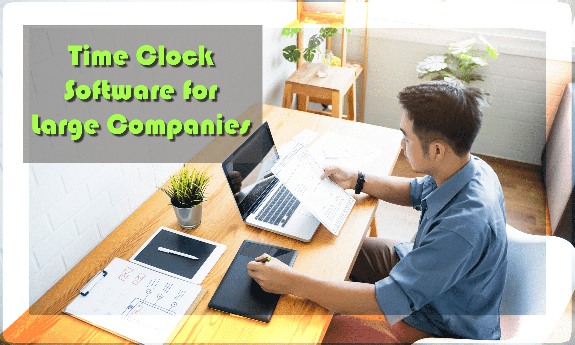 time clock software for large companies