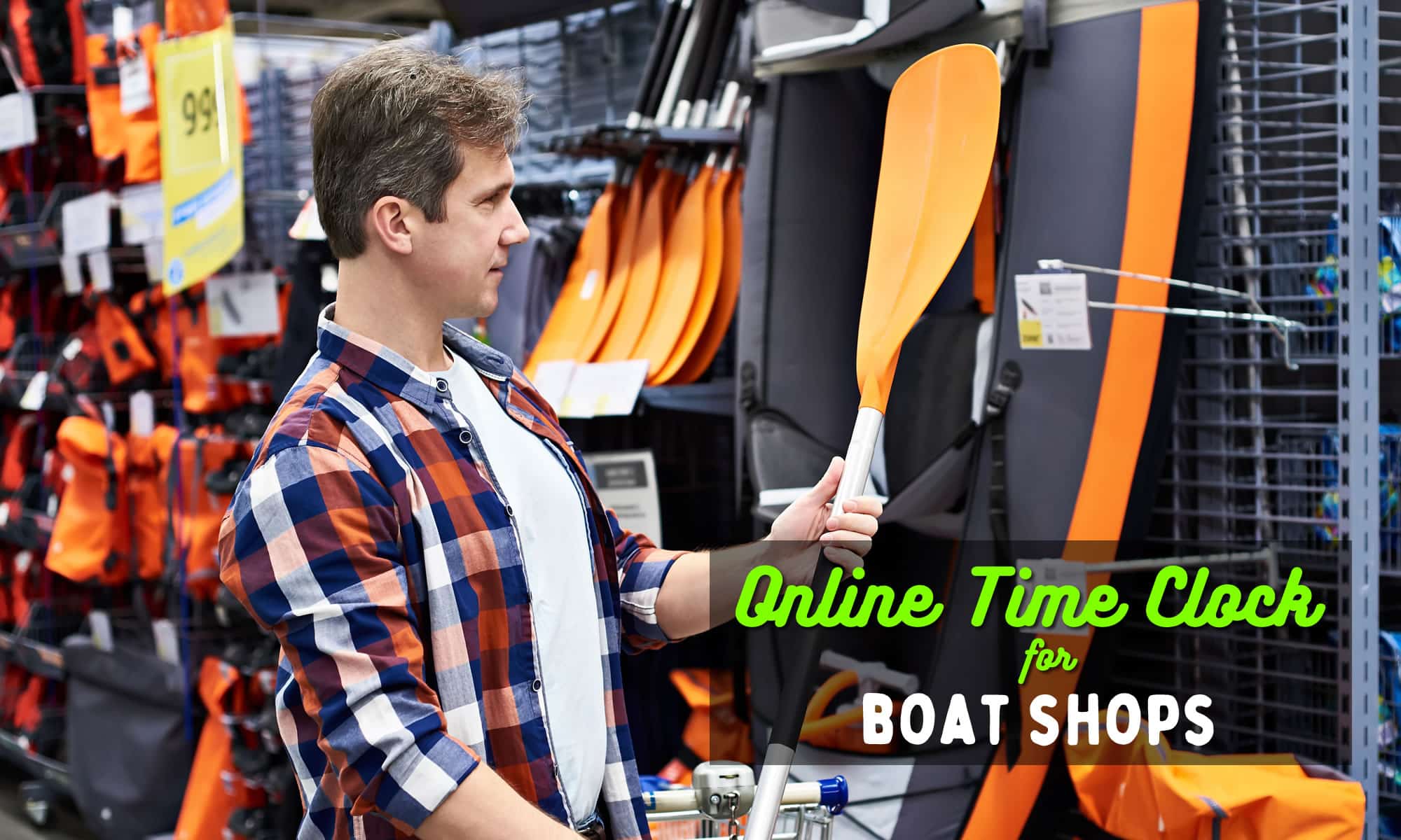 online time clock for boat shop