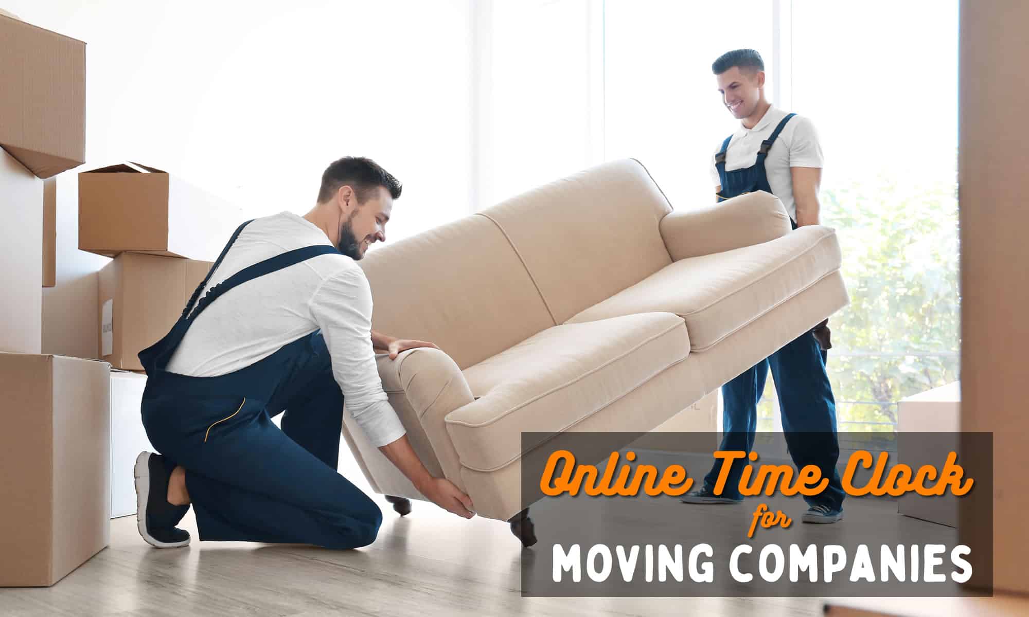 online time clock for moving company