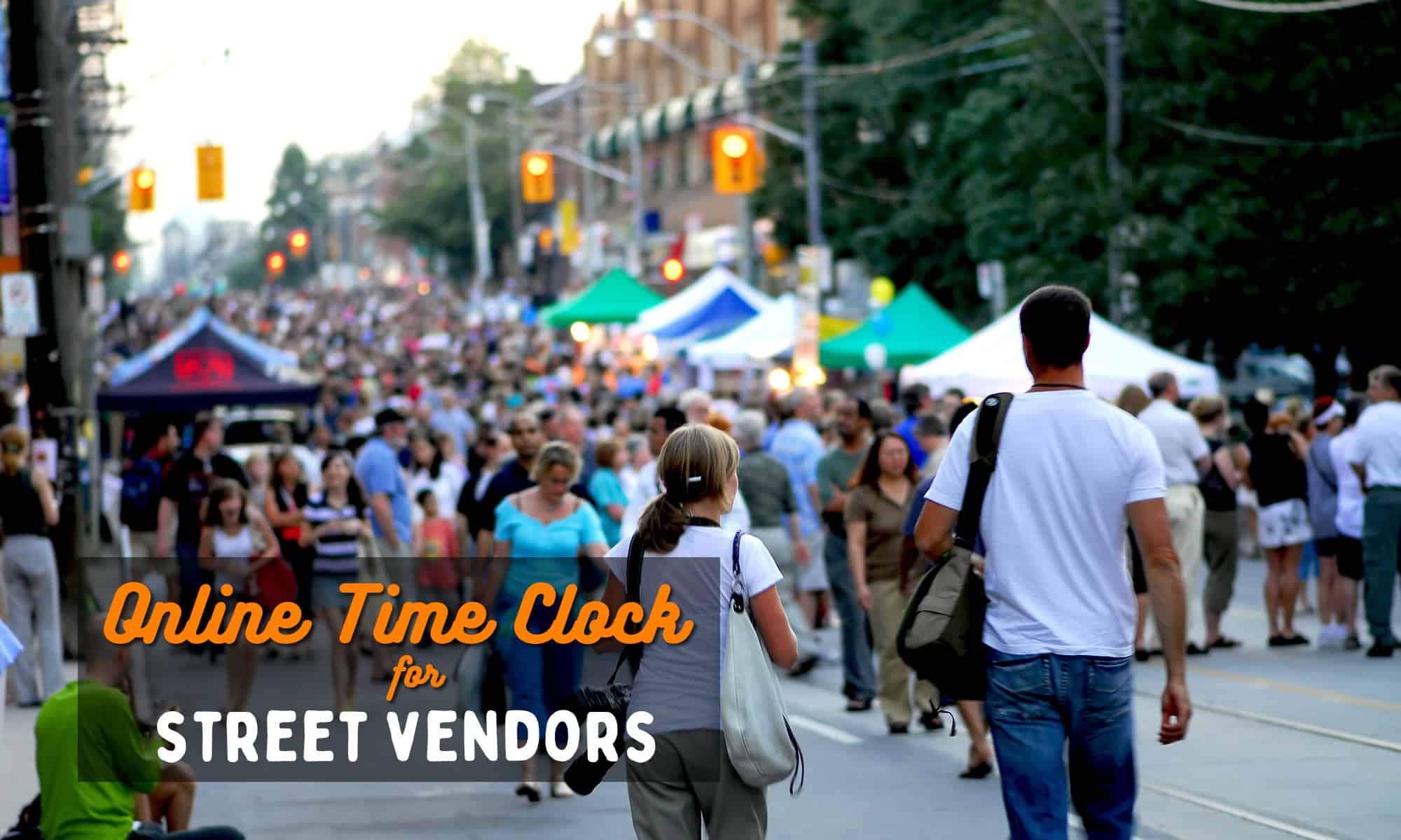 online time clock for street vendors