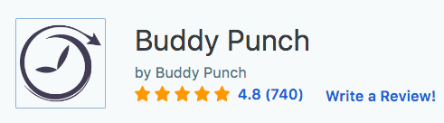 Buddy Punch received 4.8 out of 5 stars on Capterra.