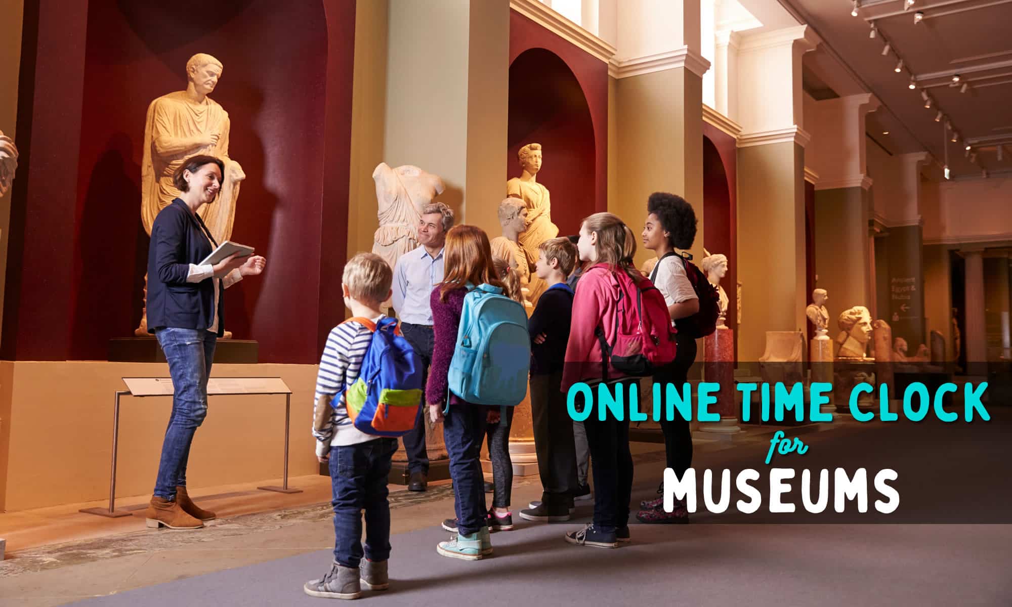 online time clock for museums