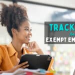 track time exempt employees
