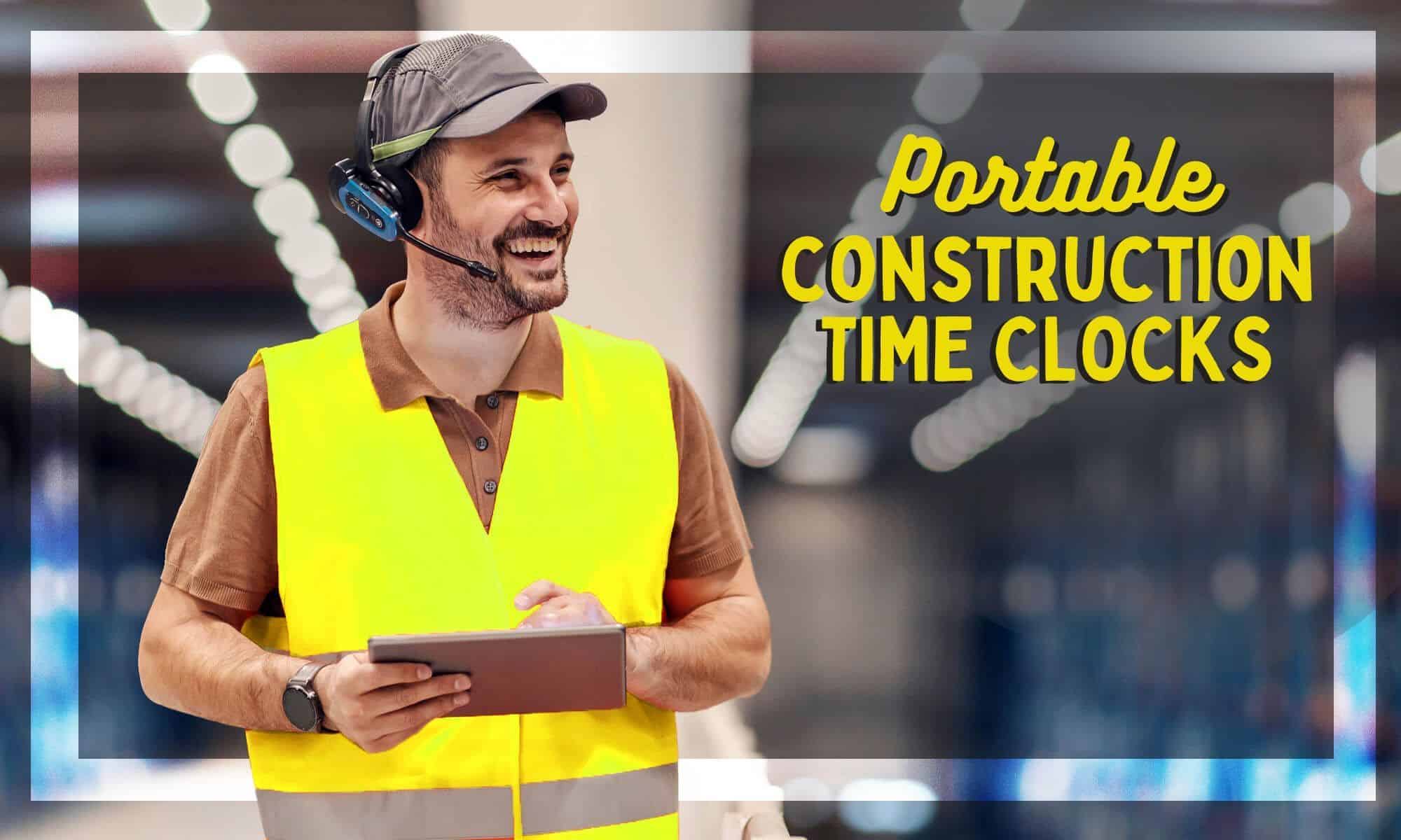 The Best Portable Time Clocks for Construction (Mobile vs Rugged)