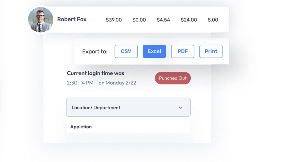 Export payroll reports out of Buddy Punch.