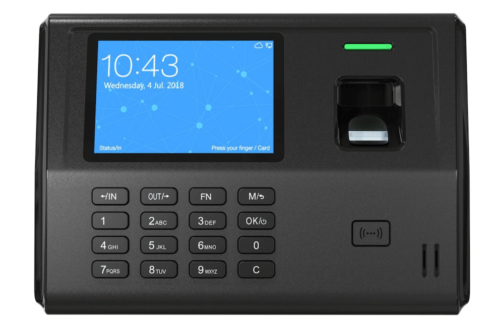 TAS-CR300 Advanced Biometric / Fingerprint Time Clock by Crown 