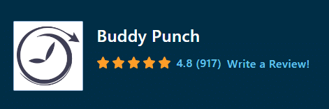Buddy Punch Capterra Review Novemeber 29, 2023