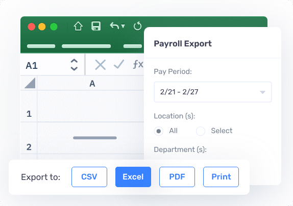 Payroll Export example.