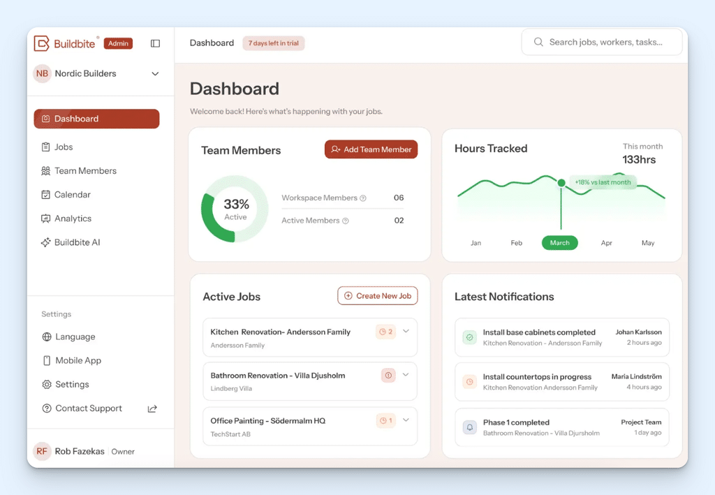 buildbite screenshot