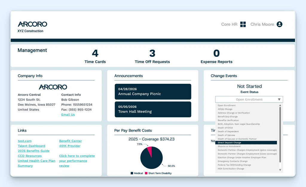 arcoro screenshot