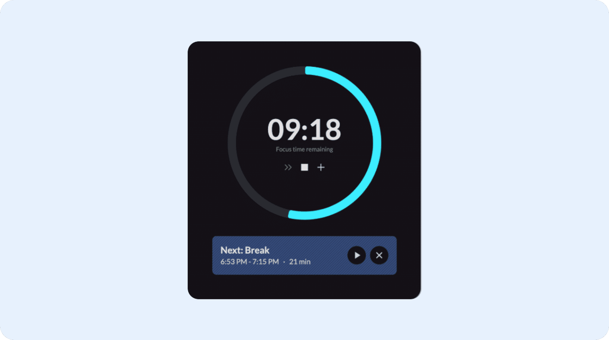 Image of Rize's session timer