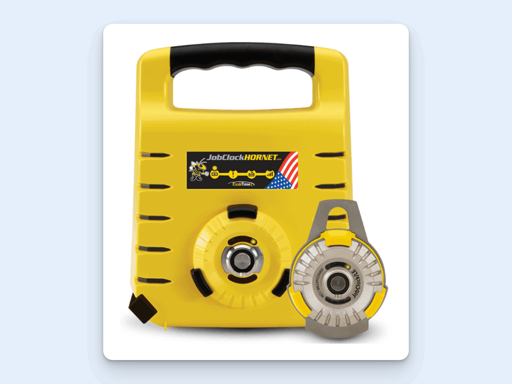 Image showing one of ExakTime's portable time clocks