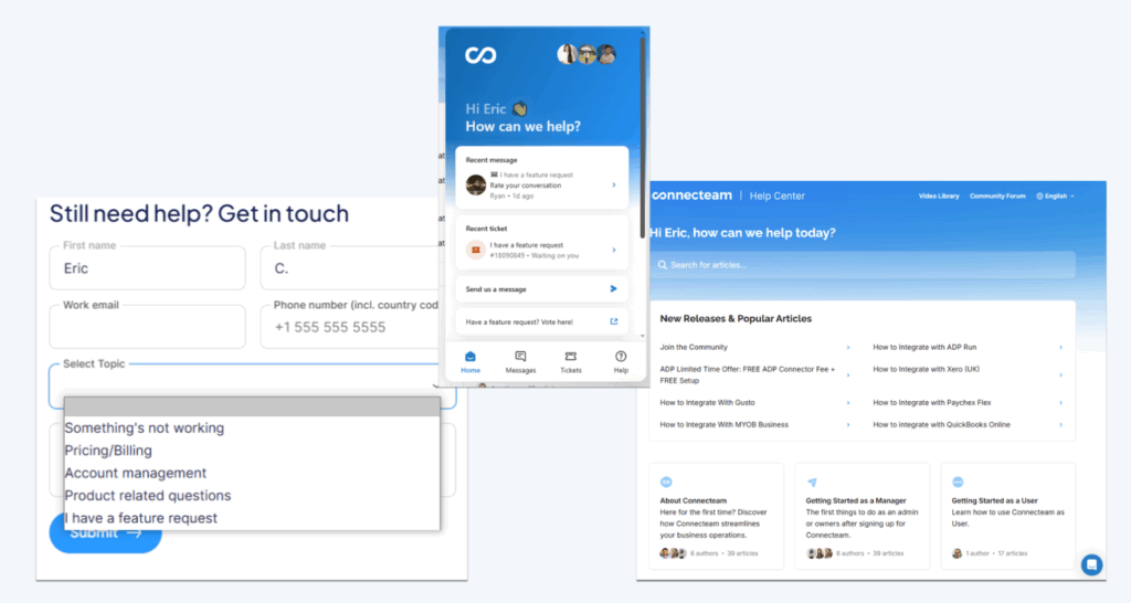 Connecteam Customer Service