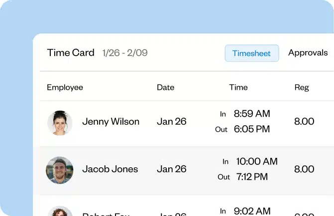 Eliminate paper timesheets