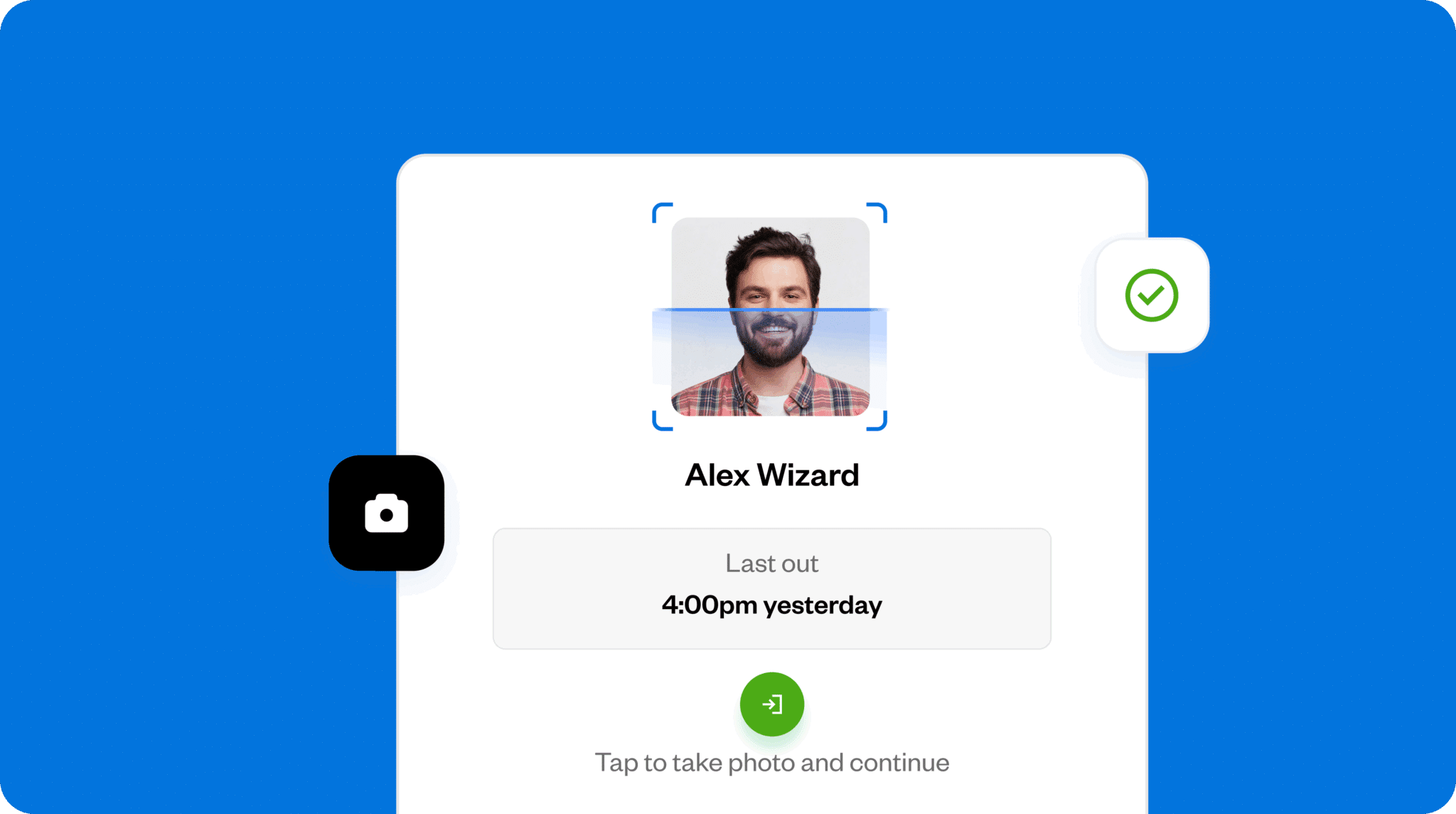 Image showing Buddy Punch's facial recognition feature