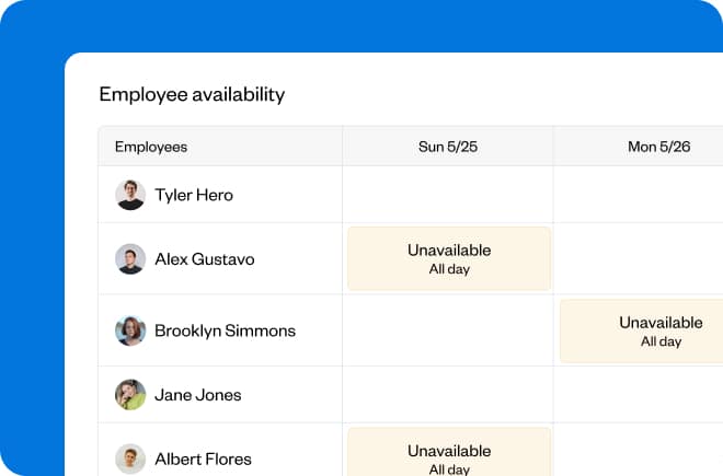 Employee self-service