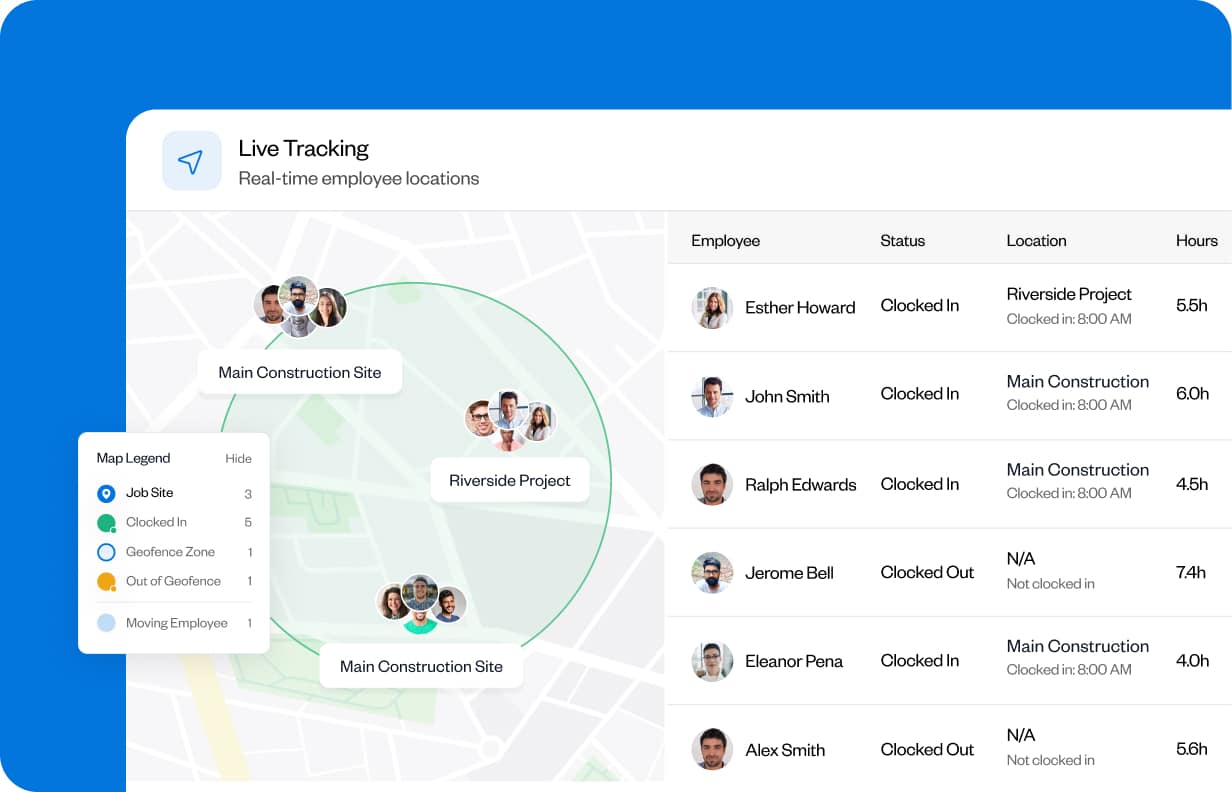 The #1 GPS Time Tracking App