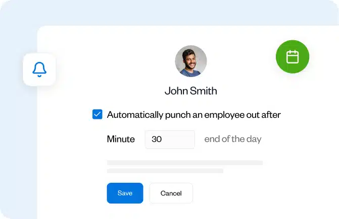 Automatic clock-outs