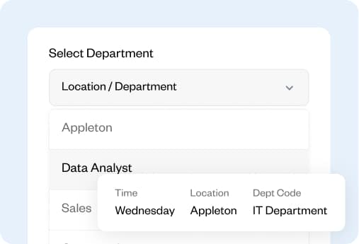 Department scheduling