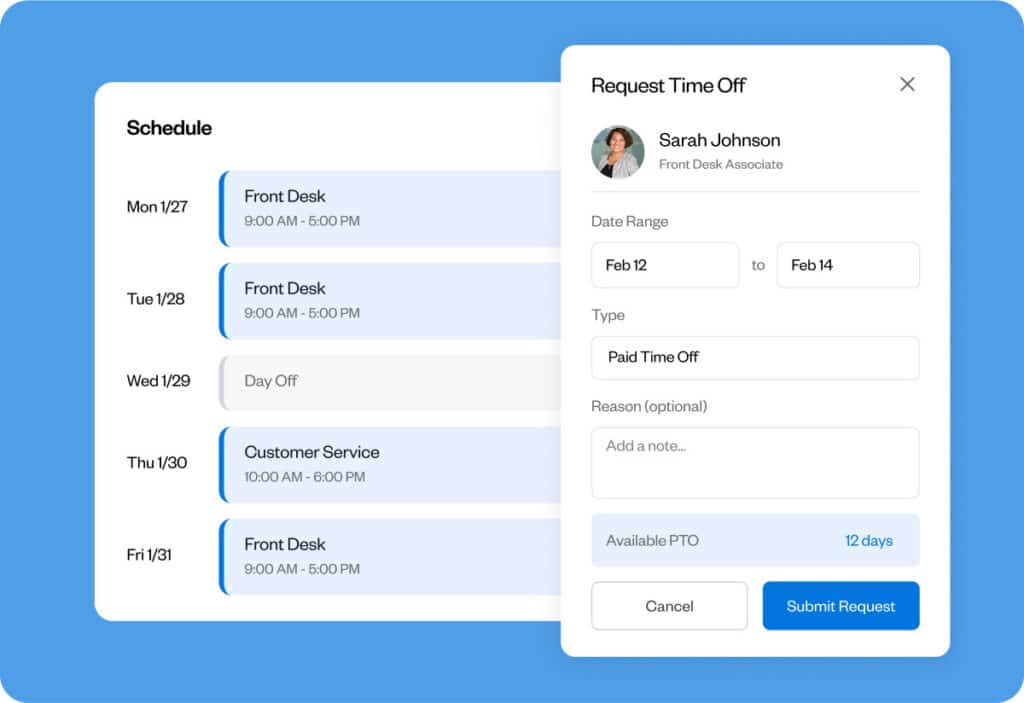 Employee self-service