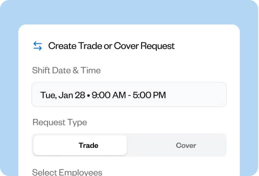 Shift trades and covers