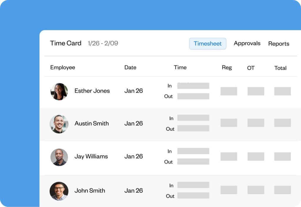 Time and attendance tracking
