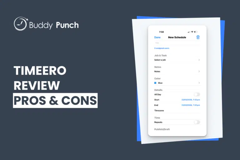 Timeero Review 2026: Pros, Cons, Features, Pricing, & More