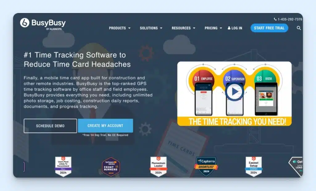BusyBusy homepage