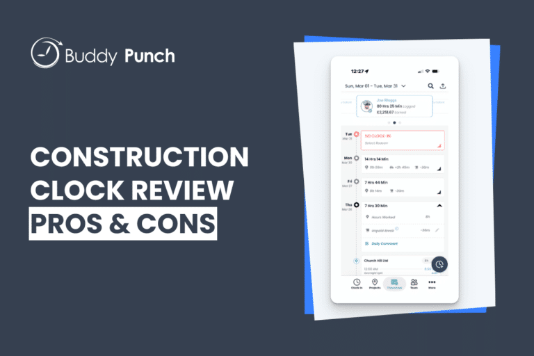ConstructionClock Review: Pros, Cons, Features, Pricing, & More