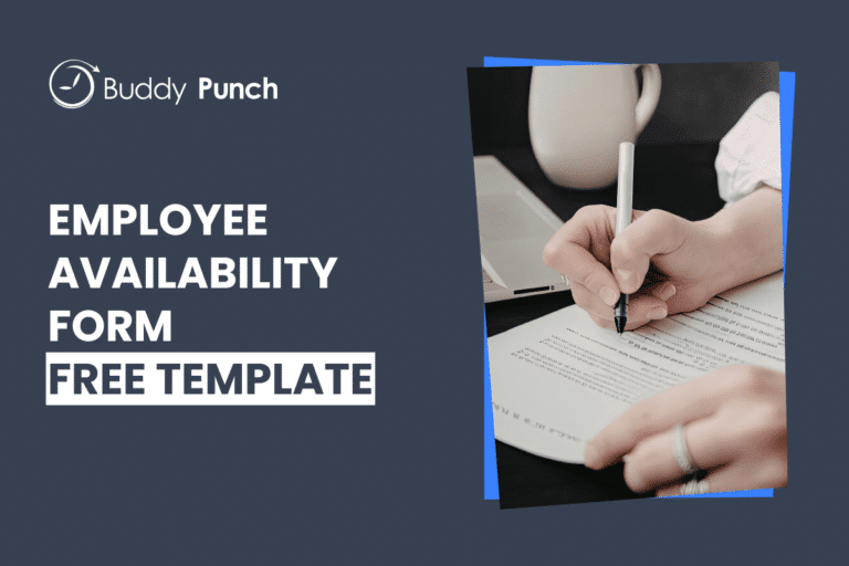 Managing Employee Availability + Availability Form Template