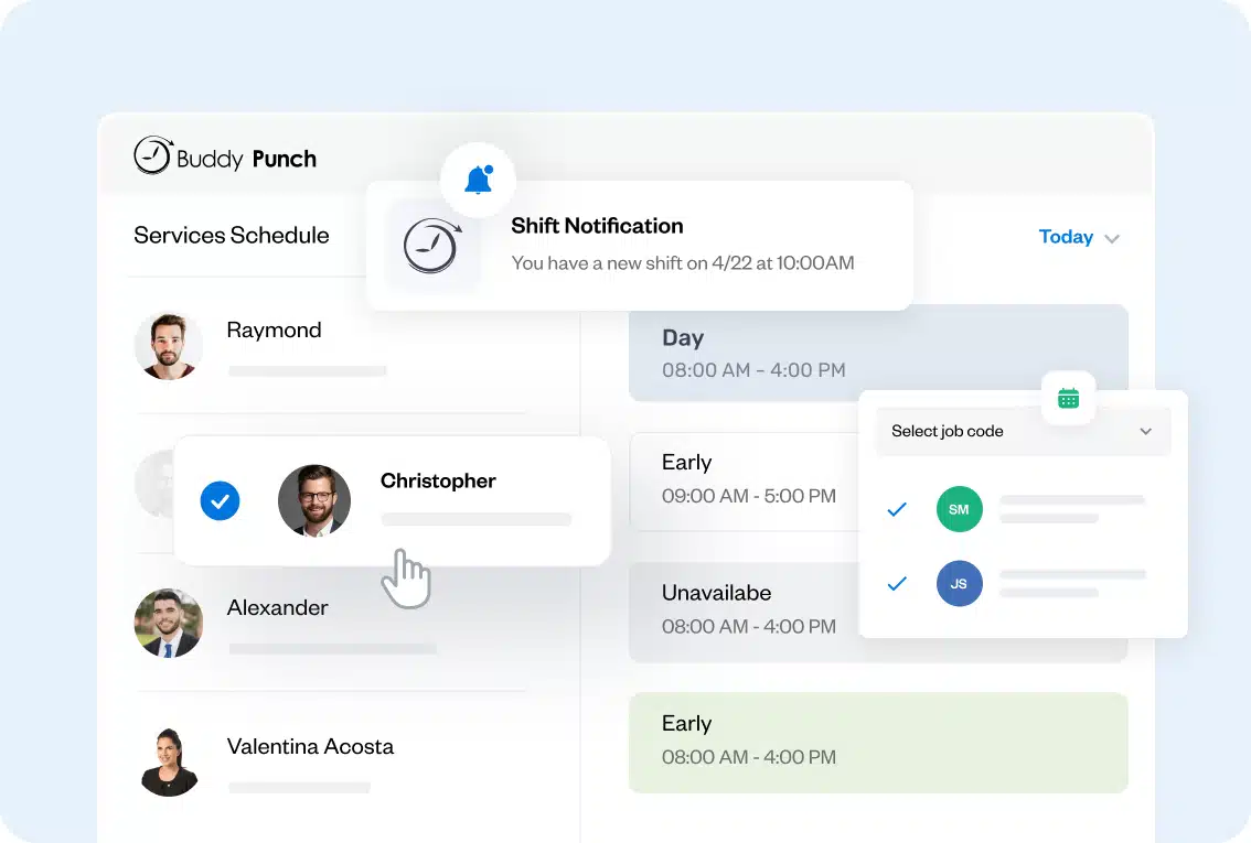 Employee scheduling