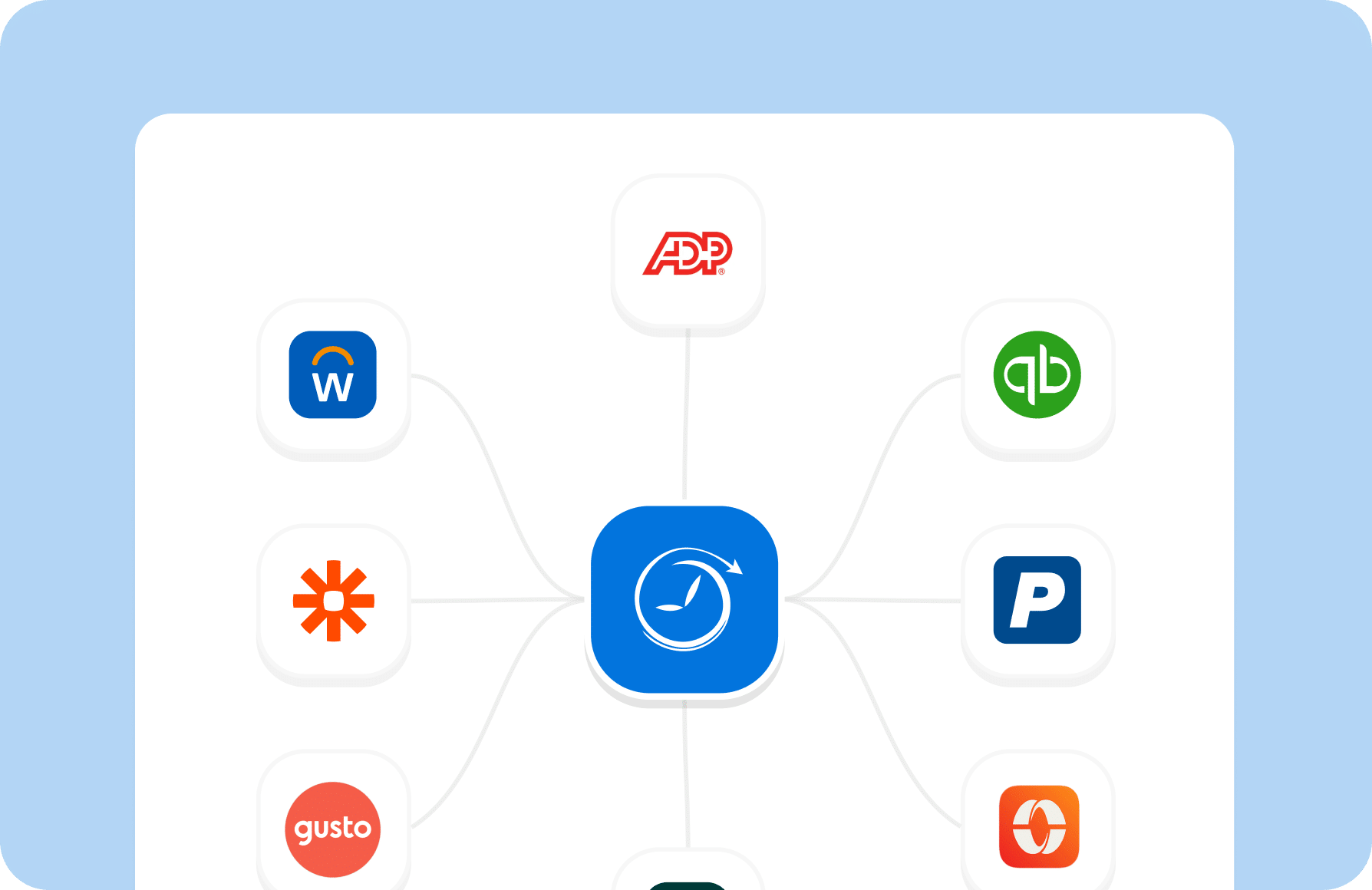 connects to QuickBooks