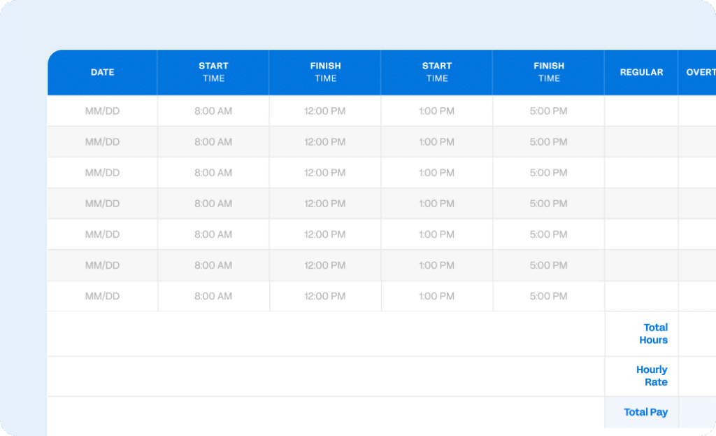 Time-Tracking-Spreadsheets