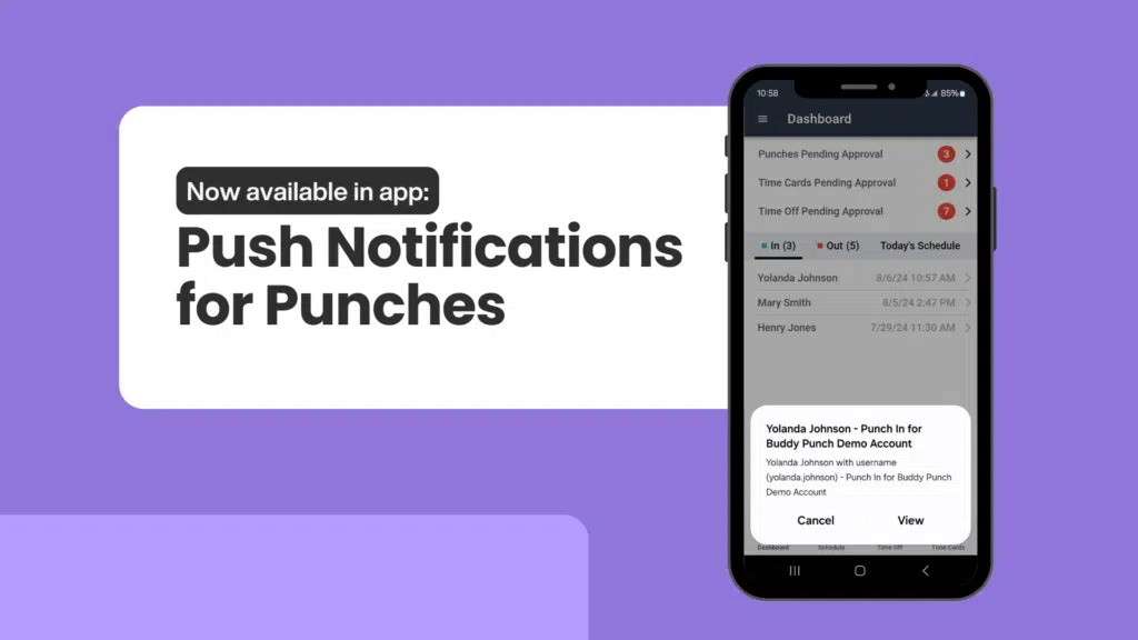 Punch push notifications