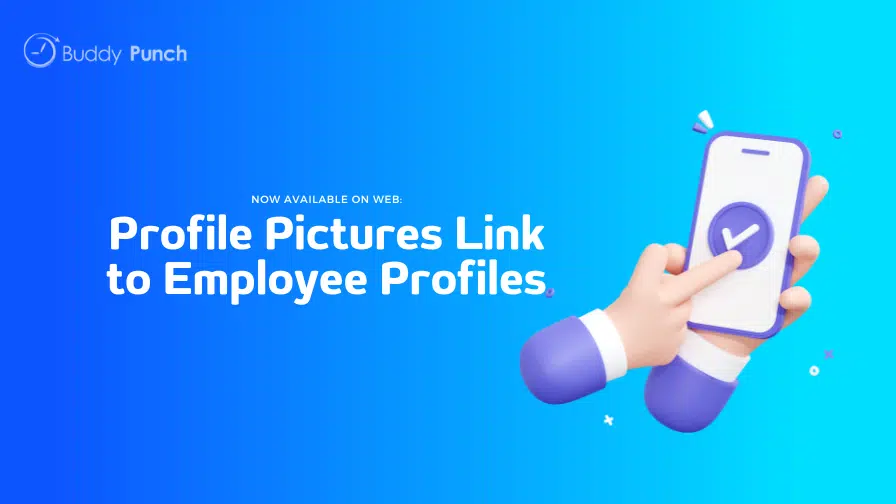 Clickable employee profile pictures
